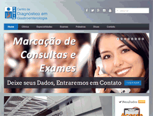 Tablet Screenshot of clinicacedig.com.br
